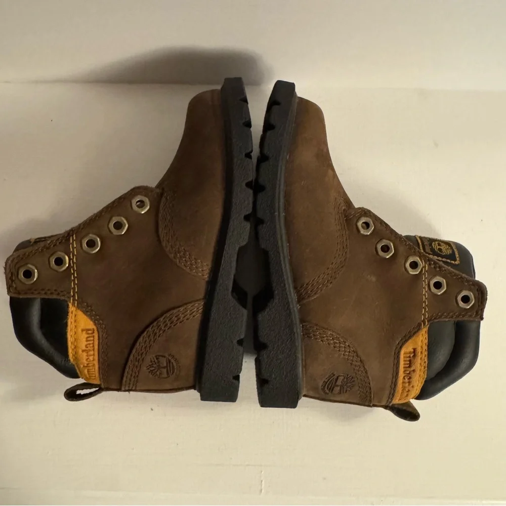 TIMBERLAND Brown Lace-up Hiking Low Top Boots Toddlers 7.5